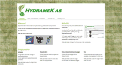 Desktop Screenshot of hydramek.no